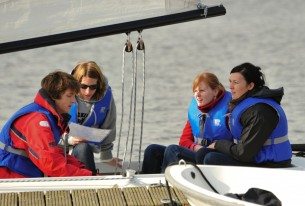 Zeildagtocht met puzzeltocht over de Kagerplassen met collega's
