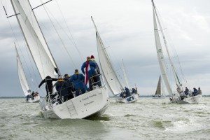 Zeilen op het IJsselmeer met een groep collega's