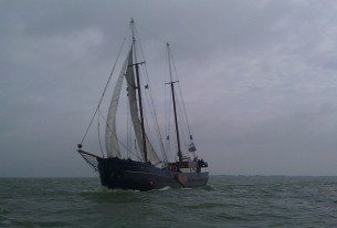 Zeilen over het IJsselmeer met een klipper